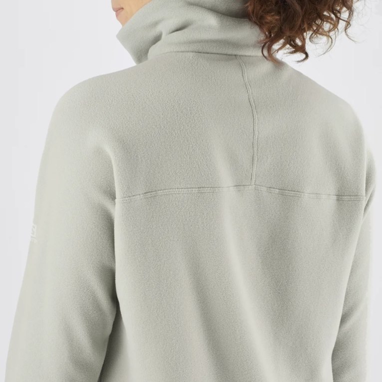 Dámské Mikiny Salomon Essential Cosy Fleece Světle Šedé | CZ 98ONYWZ